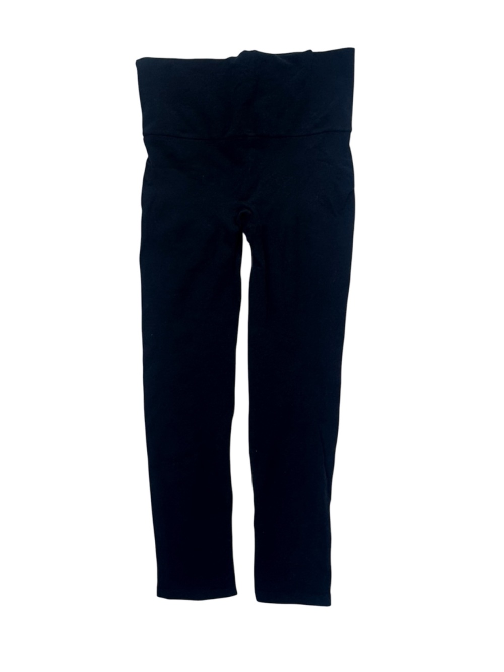 SPANX Black Shaping Leggings L Tummy Control Stretch Sculpting